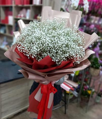 Букет цветов из: Гипсофила в Опочке