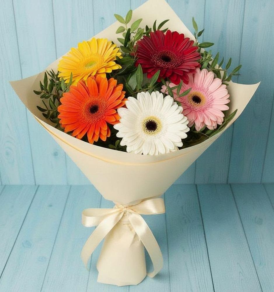 Букет цветов из: Герберы в Опочке