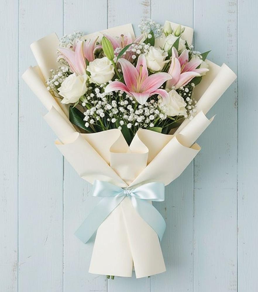 Букет цветов из: Лилии в Опочке