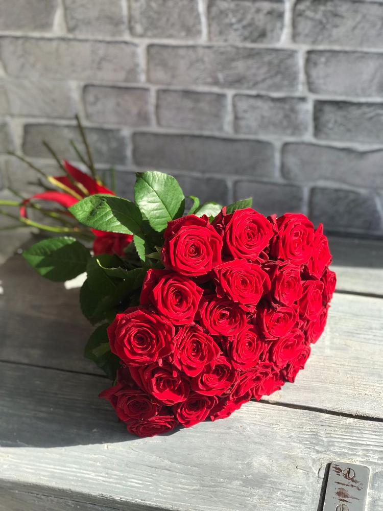 Букет Красные розы Фридом в Опочке