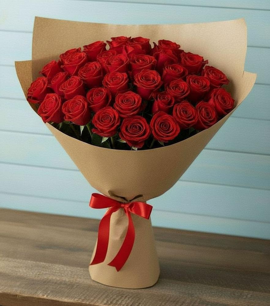 Букет Красные розы Милано в Опочке