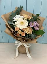 Букет цветов из:  Герберы и Хризантемы в Опочке