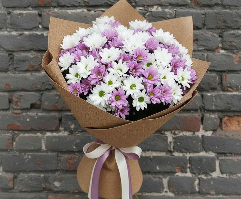 Букет цветов из: Хризантемы в Опочке