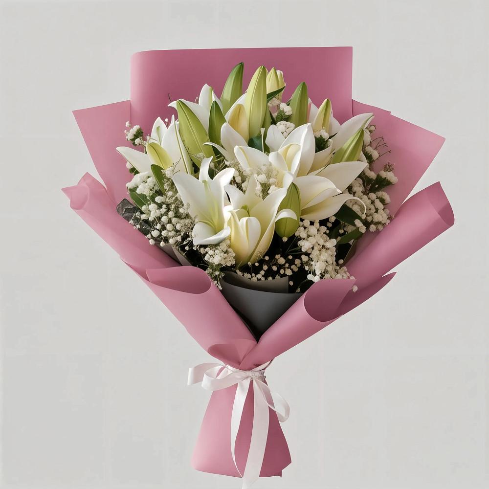 Букет цветов из: Лилии в Опочке