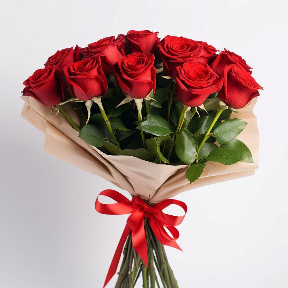 Букет 11 Красных роз Эдлесс Лав в Опочке